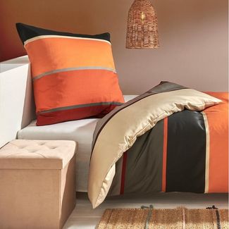 TRAUMSCHLAF Bettwäsche Orlando, Mako Satin, 2 teilig, hochwertige Satin Bettwäsche