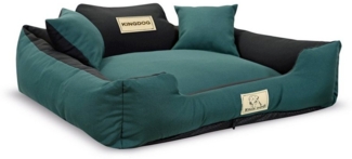 AIO Tierbett, KingDog Rutschfestes Hundebett 115x95 cm