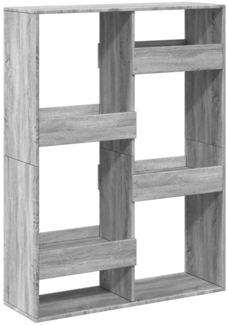 vidaXL Raumteiler Grau Sonoma 100x33x135 cm Holzwerkstoff 3309560