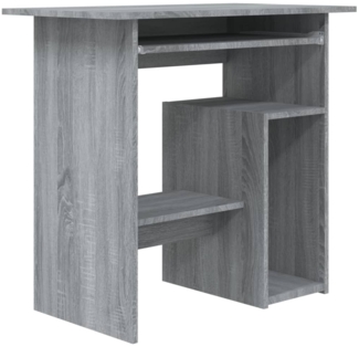 vidaXL Schreibtisch Grau Sonoma 80x45x74 cm Holzwerkstoff 815478