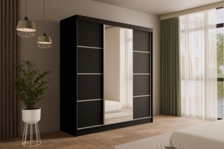 ALTDECOR Schiebetürenschrank V2-LOFTIA (Kleiderschrank Garderobenschrank mit viel Stauraum Moderner Schrank) Spiegel Spiegeltüren Vielseitiger Schwebetürenschrank