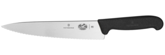 Victorinox Fibrox Tranchiermesser 22 cm Wellenschl