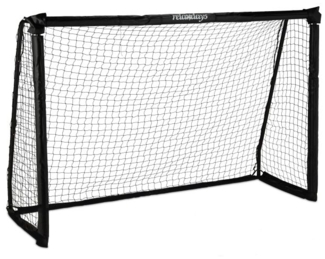 Relaxdays Fußballtor, Stahl schwarz, 120x180 cm