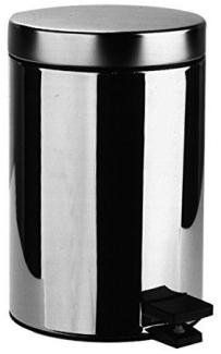 SAM 33112010 Abfallbehälter 3000 mit Deckel, 3l, chrom