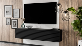 AX LIVING Schmal Kommode Spacoro 2D Eleganz Modern in Matera/Old Style