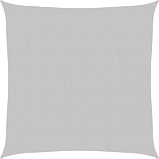 vidaXL Sonnensegel Hellgrau 2,5x2,5 m 100% Polyester Oxford 4000400