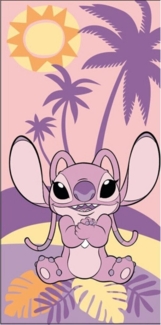 Lilo & Stitch Badetuch Lilo und Stitch Paradise Badetuch, Strandtuch 70x140cm, 100% Polyester (1-St), Schnelltrocknend