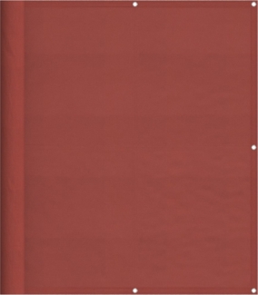 vidaXL Balkon-Sichtschutz Terrakotta 120x800 cm 100 % Polyester-Oxford 42002091