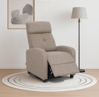 Home affaire Relaxsessel VESOUL, TV-Sessel, Ruhesessel mit Schlaffunktion, Webstoff, Loungesessel mit manueller Relax- und Liegefunktion (105°-135)