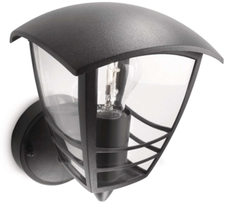 Wandleuchte Philips Creek Schwarz 60 W