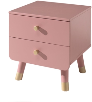 Nachtkonsole Kamillah 43x40x45 Nachtkommode MDF Terra Rosa