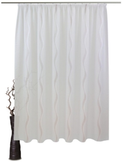 VHG Gardine nach Maß Nara, Kräuselband (1 St), halbtransparent, Polyester