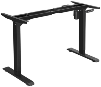Tischgestell, höhenverstellbar, Schreibtischgestell, elektrischer Schreibtisch, Tischständer mit Motor, Länge verstellbar, Stahl, Schwarz LSD010B01