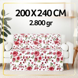 Wohndecke LUXUS Decke, Bestlivings, XXL Premium Kuscheldecke 240x200 cm - 580g/m²