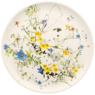 Rosenthal Brotteller Brillance Fleurs des Alpes Brotteller 18 cm, Teller Flach