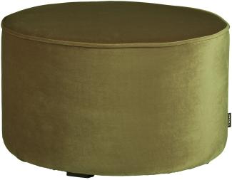 Hocker Sara Samt, Ø 60cm Army