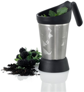 AdHoc Teesieb Grantea, Edelstahl, Kunststoff, auch für großblättrigen Tee