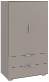 Kombikommode >Easy Plus< 2 Türen, 2 Schübe, in SAHARAGRAU - 81x140x40cm (BxHxT)