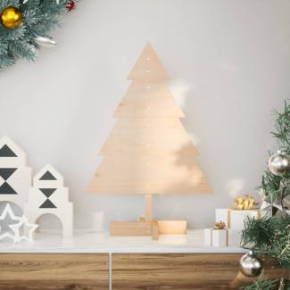 vidaXL Weihnachtsbaum Holz zum Schmücken 70 cm Massivholz 4019699