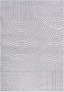 Mazovia Designteppich Modern Geometrisch Teppich Minimalistisch Weich Teppich für Wohnzimmer, 80 x 150 cm, Fußbodenheizung