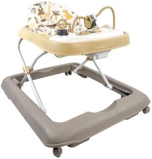 Kikkaboo Lauflernhilfe Poppy Musik Licht höhenverstellbar klappbar Gummistopper gelb