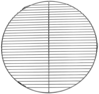 55cm Ø Gusseiserner Grillrost Grillgitter Schwarz rund Gussrost BBQ Grillaufsatz