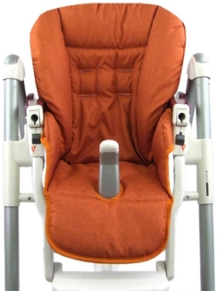 BambiniWelt by Rafael K. Hochstuhlauflage Ersatzbezug Sitzkissen kompatibel mit PEG PEREGO Prima Pappa Diner, für Kinderhochstuhl