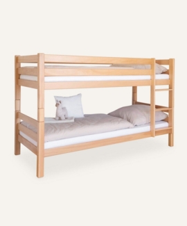 Ehrenkind Etagenbett Buche, Nachhaltiges FSC® zertifziertes Holz Etagenbett Kinder (Rausfallschutz Bett, Stockbett), Hochbett 90x200