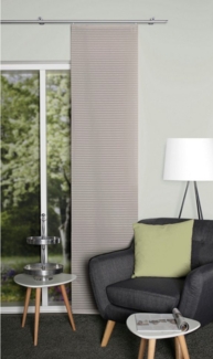 HOME WOHNIDEEN Schiebegardine TURIN, Klettband (1 St), blickdicht