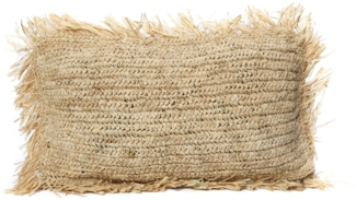 Der Raffia-Kissenbezug Rechteckig - Natur - 30x50 - Natürlich - 30x50x10cm