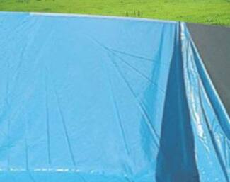 Pool-Innenhülle Innenplane Schwimmbadfolie, Stärke 0,5mm ~ Ø 4,57x1,32 m