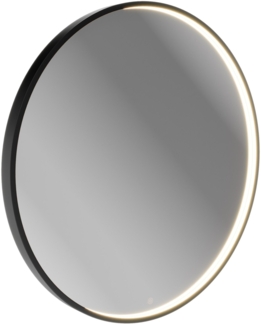BADEDU VAAL LED Spiegel Ø 90 cm, Schwarz, Sensor