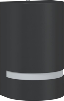 vidaXL Außenwandleuchte Schwarz Aluminiumdruckguss 4006330