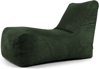 Sitzsack ‘Lounge‘, Bezugstoff - Waves, 100% Polyester, Forest, 80x135x80 cm cm.