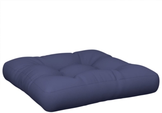 vidaXL Palettenkissen Marineblau 60x61,5x10 cm Stoff 378222