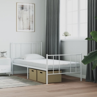 vidaXL Schaumstoffmatratze Weiß 100x220 cm 7-Zonen Härtegrad 20 ILD 4016656
