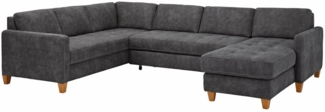 Home affaire Wohnlandschaft Earl U-Form, wahlweise auch mit Bettfunktion oder Bettfunktion mit Bettkasten