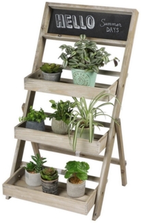 Sunnydays Blumenständer Pflanztreppe Blumentreppe Blumenregal Kräuterregal Kräuterständer