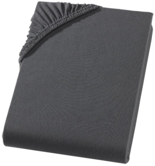 yadetextil Spannbettlaken 120x200 cm. Jersey Spannbetttuch 100% Baumwolle Bettlaken, Jersey, Gummizug: Rundumgummi, Baumwolle Spannbettlaken 120x200 cm bis 25 cm Höhe, Anthrazit