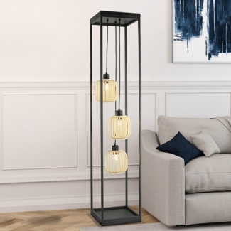 HOME DELUXE Stehlampe ZITA - Schwarz