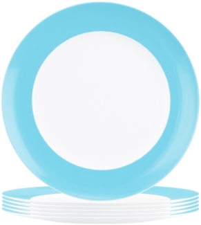 Seltmann Weiden Liberty Pure Colors Frühstücksteller ø 22,5 cm 6er Set - Lagoon Blue