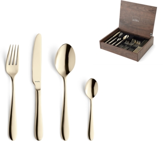 Amefa OXFORD Besteckset 24-teilig PVD champagner hochglanzpoliert
