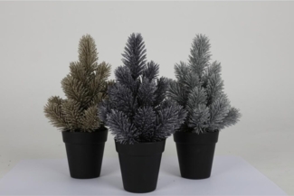 Deko Weihnachtsbaum im Topf H=23cm Weihnachten Tannenbaum Christbaum XMAS künstlich