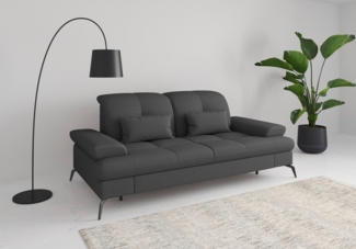 sit&more 2,5-Sitzer Amica, inkl. Sitztiefenverstellung und Armteilverstellung, wahlweise mit Kopfteilverstellung und Bettfunktion
