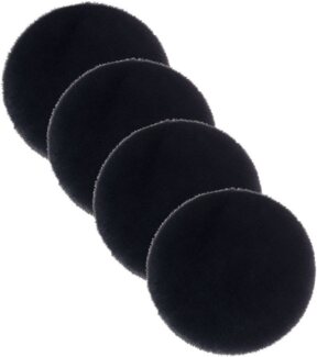 ASTRA Teppich Elda, rund, Höhe: 13 mm, runde Dekofelle im 4 er Set, kuschelweich, Wohnzimmer, Kinderzimmer