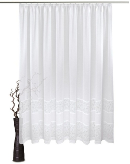 VHG Gardine nach Maß Lindy, Kräuselband (1 St), halbtransparent, Polyester, Jacquardstore