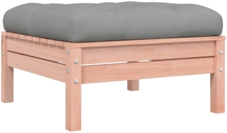 vidaXL Gartenhocker mit Kissen Massivholz Douglasie 838167