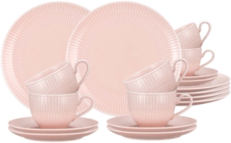 Seltmann Weiden Amina Kaffeeservice 18-teilig Rosé