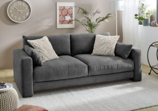 Job 'Miley KPL' Big Sofa, Cord grau