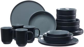 Ritzenhoff & Breker JASPER Kombiservice schwarz 16-teilig - DS